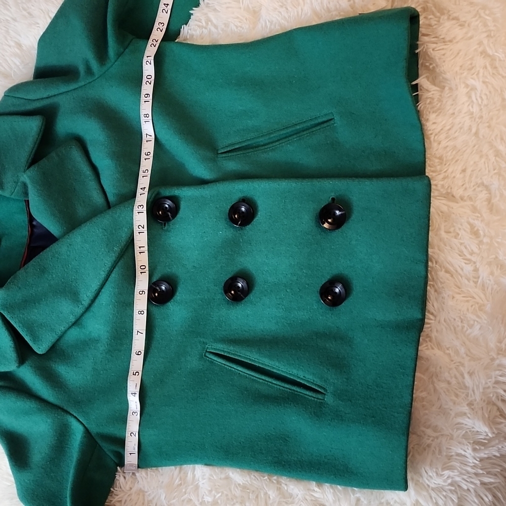 Merona Green Wool Coat - Picture 13 of 16